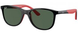 Gafas Junior - Ray-Ban® Junior Collection - RJ9077S - 713171  BLACK ON RED // DARK GREEN