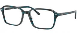 Monturas - Ray-Ban® - RX5431 RAIMOND - 8394  TRANSPARENT FANTASY BLUE & RED