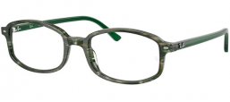 Monturas - Ray-Ban® - RX5432 SAM - 8398  FANCY GREEN ON TRANSPARENT TONE