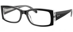 Monturas - Ray-Ban® - RX5434 MIRIAM - 2034  BLACK ON TRANSPARENT