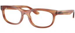 Monturas - Ray-Ban® - RX5489 BALORETTE - 8399  STRIPED BROWN