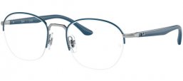 Monturas - Ray-Ban® - RX6487 - 3145 BLUE ON SILVER