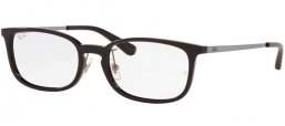 Monturas - Ray-Ban® - RX7182D - 5985  BLACK SILVER