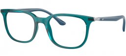 Monturas - Ray-Ban® - RX7211 - 8206 TURQUOISE TRANSPARENT