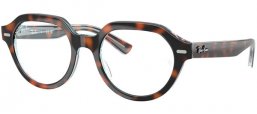 Monturas - Ray-Ban® - RX7214 GINA - 8401  DARK HAVANA ON MULTICOLOR