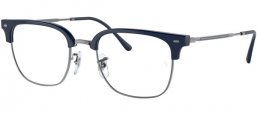 Monturas - Ray-Ban® - RX7216 NEW CLUBMASTER - 8210 BLUE ON GUNMETAL