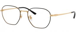 Monturas - Ray-Ban® - RX8777D - 1250  BLACK ON GOLD