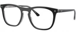 Monturas - Ray-Ban® - RX2210V - 8367 DARK GREY ON TRANSPARENT LIGHT GREY