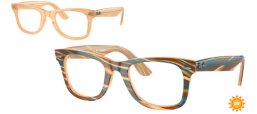 Monturas - Ray-Ban® - RX4340V - 8383  PHOTOCHROMATIC STRIPED BROWN