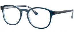 Monturas - Ray-Ban® - RX5417 - 8324  BLUE ON TRANSPARENT BLUE