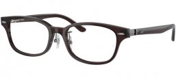 Monturas - Ray-Ban® - RX5427D - 8290  TRANSAPRENT DARK BROWN