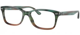 Frames - Ray-Ban® - RX5428 - 8252  STRIPED BLUE GRADIENT GREEN