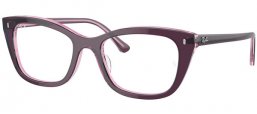 Monturas - Ray-Ban® - RX5433 - 8364 VIOLET ON TRANSPARENT PINK