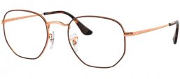 Monturas - Ray-Ban® - RX6448 - 3176 HAVANA ON ROSEGOLD