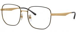 Monturas - Ray-Ban® - RX6503D - 2991  BLACK ON GOLD