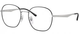 Frames - Ray-Ban® - RX6515D - 2983  BLACK ON SILVER