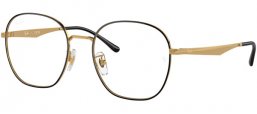 Monturas - Ray-Ban® - RX6515D - 2991  BLACK ON GOLD