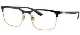 Monturas - Ray-Ban® - RX6518 - 2890  BLACK ON GOLD