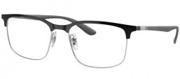 Monturas - Ray-Ban® - RX6518 - 3163  BLACK ON SILVER