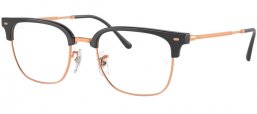 Monturas - Ray-Ban® - RX7216 NEW CLUBMASTER - 8322  DARK GREY ON ROSE GOLD