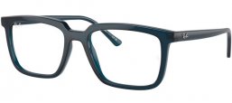 Monturas - Ray-Ban® - RX7239 ALAIN - 8256 OPAL DARK BLUE