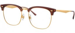 Monturas - Ray-Ban® - RX7318D - 8325  TRANSPARENT DARK BROWN ON GOLD