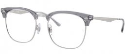 Monturas - Ray-Ban® - RX7318D - 8326  TRANSPARENT GREY ON SILVER