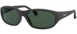 Gafas de Sol - Ray-Ban® - Ray-Ban® RB2016 DADDY-O - W2578 RUBBER BLACK // GREEN