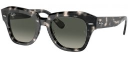 Gafas de Sol - Ray-Ban® - Ray-Ban® RB2186 STATE STREET - 133371 GREY HAVANA // GREY GRADIENT