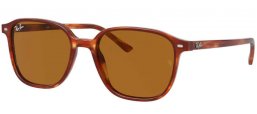 Gafas de Sol - Ray-Ban® - Ray-Ban® RB2193 LEONARD - 954/33 STRIPED HAVANA // BROWN