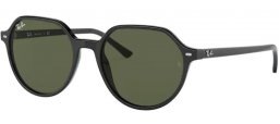 Sunglasses - Ray-Ban® - Ray-Ban® RB2195 THALIA - 901/31 BLACK // GREEN