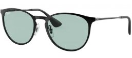 Gafas de Sol - Ray-Ban® - Ray-Ban® RB3539 ERIKA METAL - 002/Q5 BLACK // EVOLVE PHOTOCROMIC GREEN TO BLUE