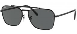 Gafas de Sol - Ray-Ban® - Ray-Ban® RB3636 NEW CARAVAN - 002/B1 BLACK // DARK GREY