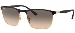 Gafas de Sol - Ray-Ban® - Ray-Ban® RB3686 - 187/32 BLACK ON ARISTA // CLEAR GRADIENT GREY