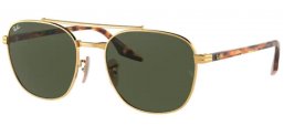 Gafas de Sol - Ray-Ban® - Ray-Ban® RB3688 - 001/31 ARISTA // GREEN