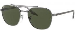 Gafas de Sol - Ray-Ban® - Ray-Ban® RB3688 - 004/31 GUNMETAL // GREEN