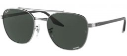 Gafas de Sol - Ray-Ban® - Ray-Ban® RB3688 - 004/K8 GUNMETAL // DARK GREY POLARIZED