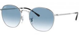 Sunglasses - Ray-Ban® - Ray-Ban® RB3772 ROB - 003/3F SILVER // CLEAR GRADIENT BLUE