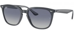 Sunglasses - Ray-Ban® - Ray-Ban® RB4362 - 62304L OPAL GREY // GREY GRADIENT DARK BLUE
