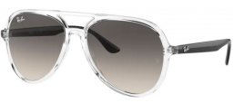 Gafas de Sol - Ray-Ban® - Ray-Ban® RB4376 - 647711 TRANSPARENT // GREY GRADIENT