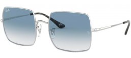 Lunettes de soleil - Ray-Ban® - Ray-Ban® RB1971 SQUARE - 91493F SILVER // BLUE GRADIENT CLEAR