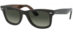 Lunettes de soleil - Ray-Ban® - Ray-Ban® RB2140 ORIGINAL WAYFARER - 127771 TOP GREY ON HAVANA // GREY GRADIENT