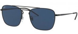 Gafas de Sol - Ray-Ban® - Ray-Ban® RB3588 - 901480 RUBBER BLACK // BLUE