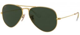 Sunglasses - Ray-Ban® - Ray-Ban® RB3025 AVIATOR LARGE METAL - W3400 ARISTA // G-15 GREEN