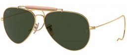 Gafas de Sol - Ray-Ban® - Ray-Ban® RB3030 OUTDOORSMAN - W3402 ARISTA // G-15 GREEN