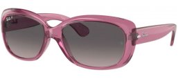 Gafas de Sol - Ray-Ban® - Ray-Ban® RB4101 JACKIE OHH - 6591M3 TRANSPARENT VIOLET // GREY GRADIENT POLARIZED