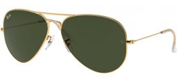 Gafas de Sol - Ray-Ban® - Ray-Ban® RB3026 AVIATOR LARGE METAL II - L2846 ARISTA // CRYSTAL GREEN