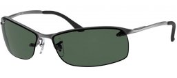 Sunglasses - Ray-Ban® - Ray-Ban® RB3183 - 004/71 GUNMETAL // GREEN