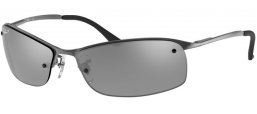 Lunettes de soleil - Ray-Ban® - Ray-Ban® RB3183 - 004/82 GUNMETAL  // GREY MIRROR SILVER GRADIENT POLARIZED