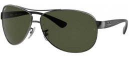 Gafas de Sol - Ray-Ban® - Ray-Ban® RB3386 - 004/9A GUNMETAL // GREEN POLARIZED